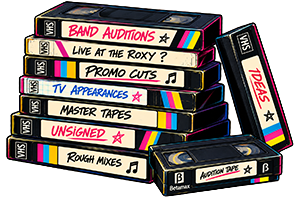 VHS audition tapes